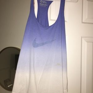 Nike blue ombre tank